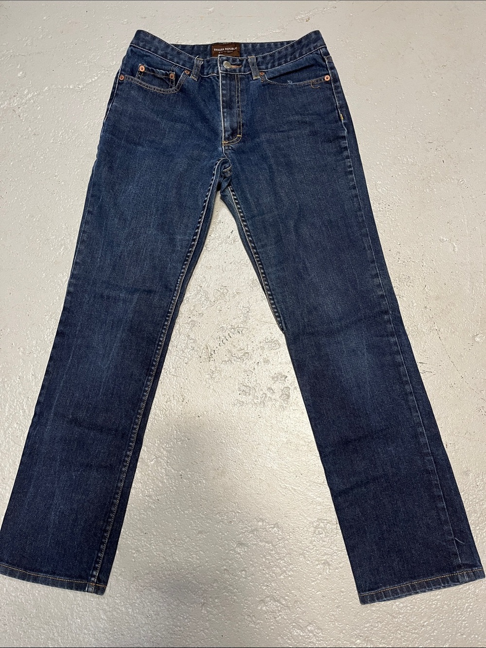 Banana Republic Stretch Denim Jean Dark size 8L